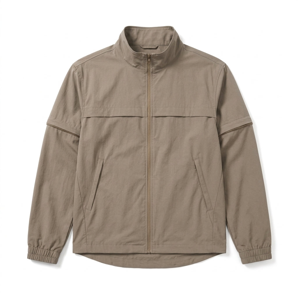 Vrwtleang™ Lumen Unisex Convertible Casual Jacket — Detachable-Sleeve Lightweight Utility Layer