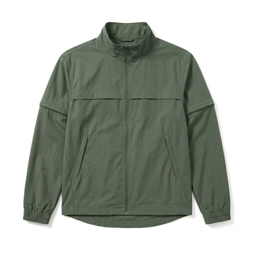 Vrwtleang™ Lumen Unisex Convertible Casual Jacket — Detachable-Sleeve Lightweight Utility Layer