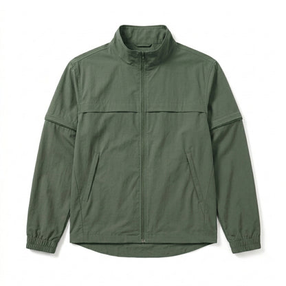 Vrwtleang™ Lumen Unisex Convertible Casual Jacket — Detachable-Sleeve Lightweight Utility Layer