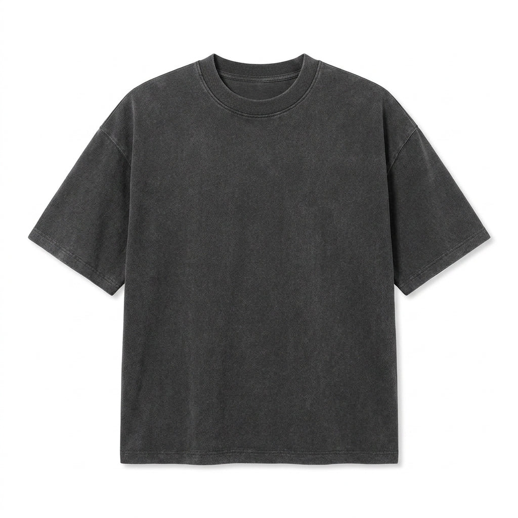 Vrwtleang™ Meridian Men’s Heavyweight Boxy T-Shirt — Premium Oversized Cotton Streetwear Tee