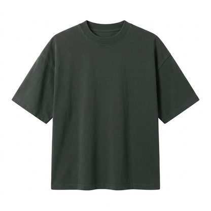 Vrwtleang™ Meridian Men’s Heavyweight Boxy T-Shirt — Premium Oversized Cotton Streetwear Tee
