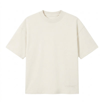 Vrwtleang™ Meridian Men’s Heavyweight Boxy T-Shirt — Premium Oversized Cotton Streetwear Tee